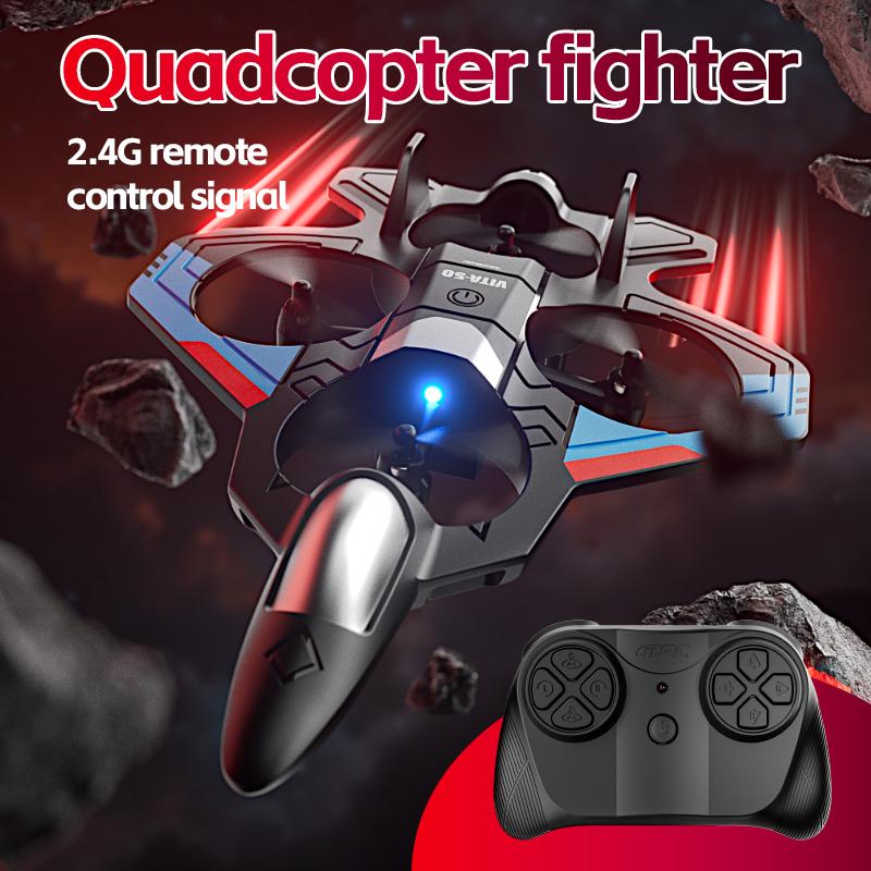 4D RC Children Remote Control Foam Aircraft Fighter Model Parent-child Outdoor Glider Boy Toy Birthday Gift