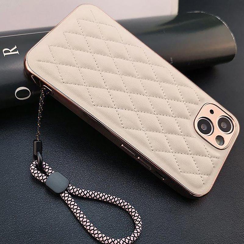 Corrente Pendurada de Pescoço Longo Cordão de Celular Tecido à Mão Forte e com Comprimento Ajustável Cordão de Uso Duplo Pingente Anti-Perda para Telefone