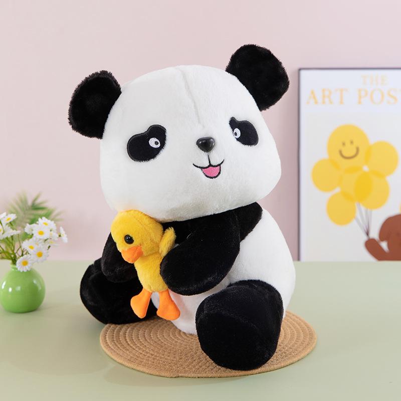 

Милая и Ханхан Панда Плюшевая Игрушка Кукла Кукла Кукла, Держащая Подушку для Сна, Подарок на День Рождения для Девочки 30cm（0.3kg）