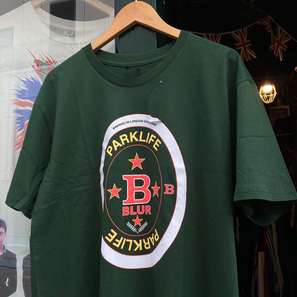 Blur Band Parklife Сварено в Лондоне Англия Полноразмерная S-5XL SS533 Унисекс Футболка S