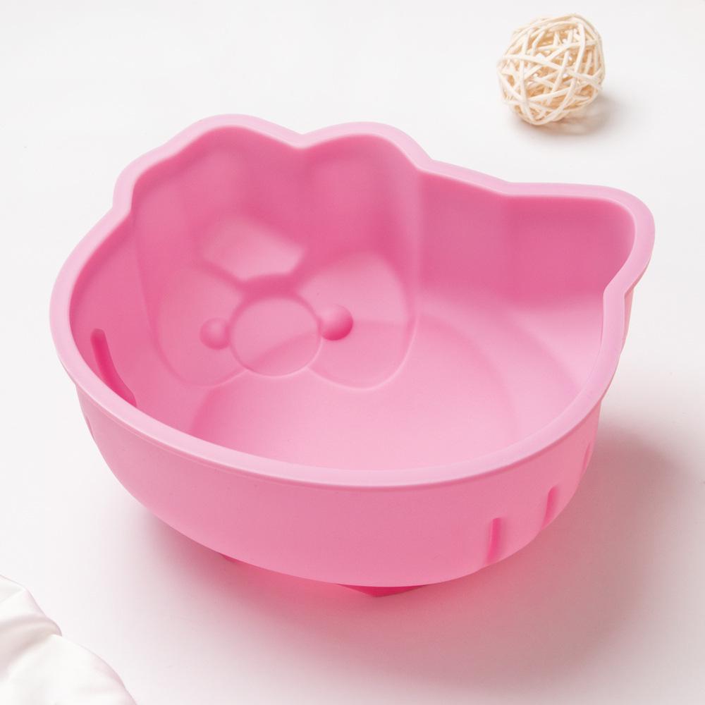 6-Inch Kitty Cat & Seashell Silicone Mold for Cake, Steamed Cake, Ice Making, Baking, and Children's Archaeological Excavation.