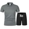 Summer 2026 Men's Casual Short Sleeve Polo Shirt & Shorts Set - Breathable Sportswear