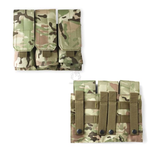 SHENKEL 3-Round Magazine Pouch for M4, M16, AK, and Multicam (pouch-001mc)