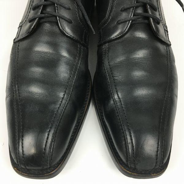 80s-90s Vintage G.C. Morelh Handmade Swirl Moc Business Shoes Black Size 43 27.5 Men's(USED)