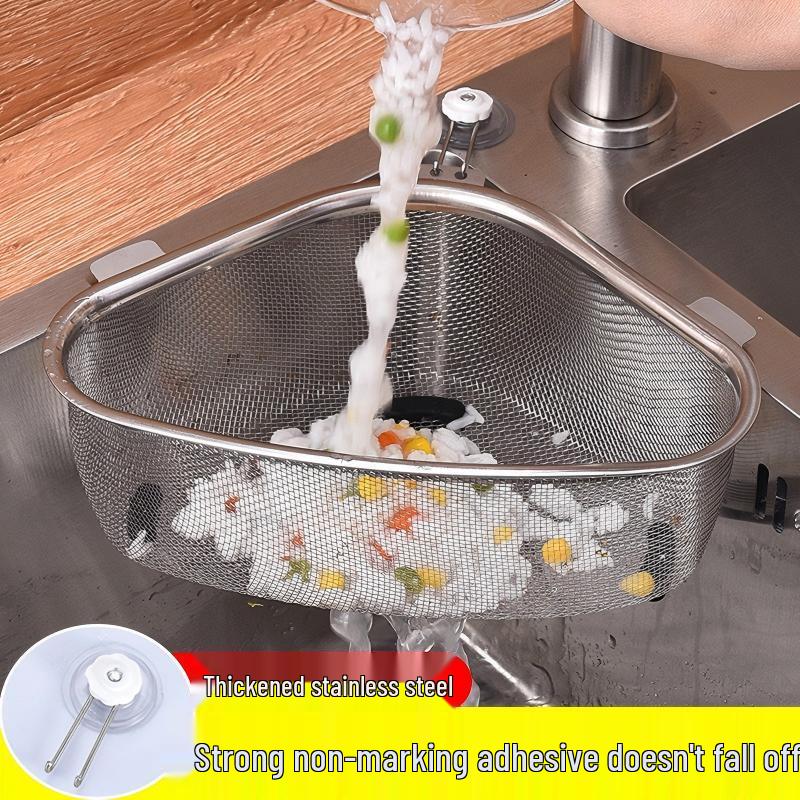 Треугольный фильтр для раковины Meizhiko из нержавеющей стали 304