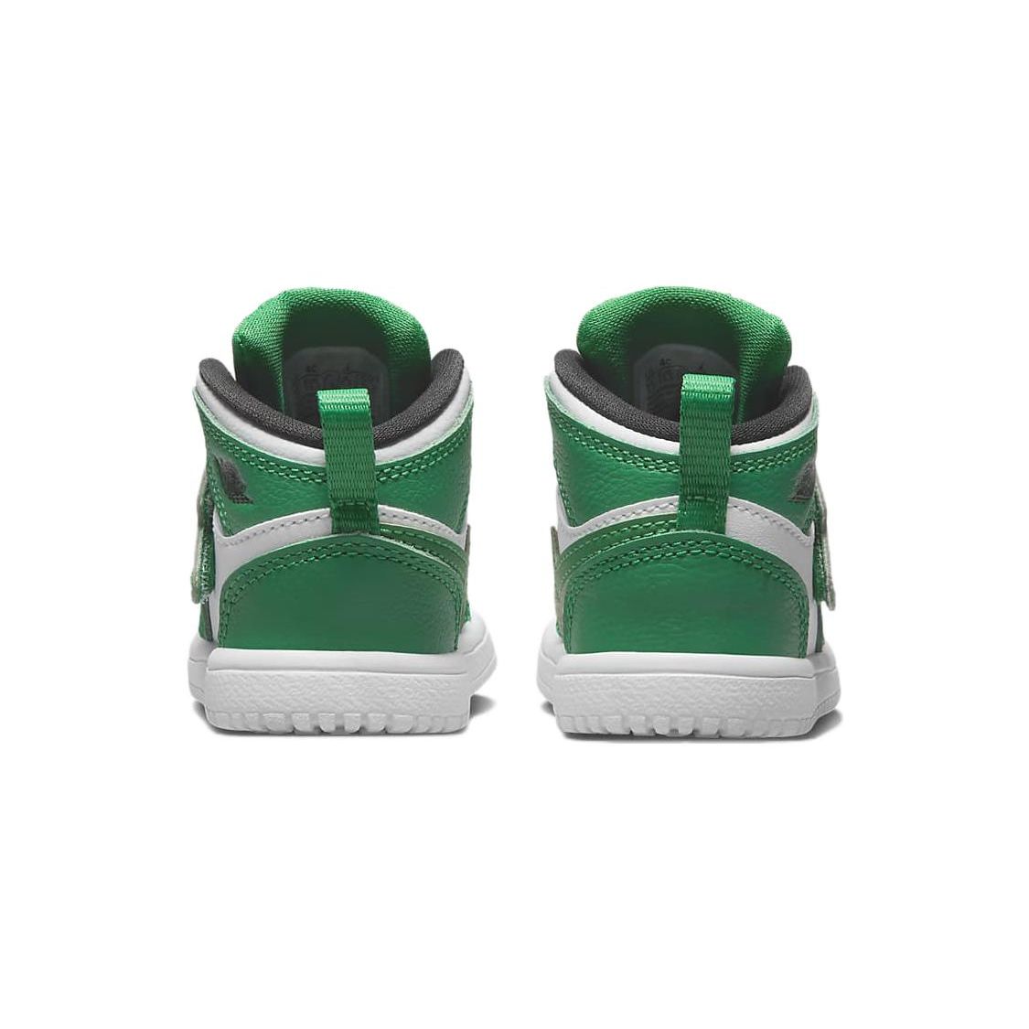 Air Jordan Sky Jordan 1 TD Lucky Green Детские кроссовки Черный Белый BQ7196-301 25 — фото 5