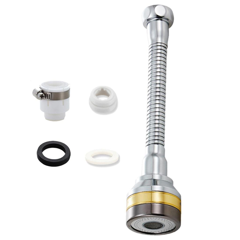360 Degree Faucet Extension for Kitchen with Universal Adapter And Flexible Pipe