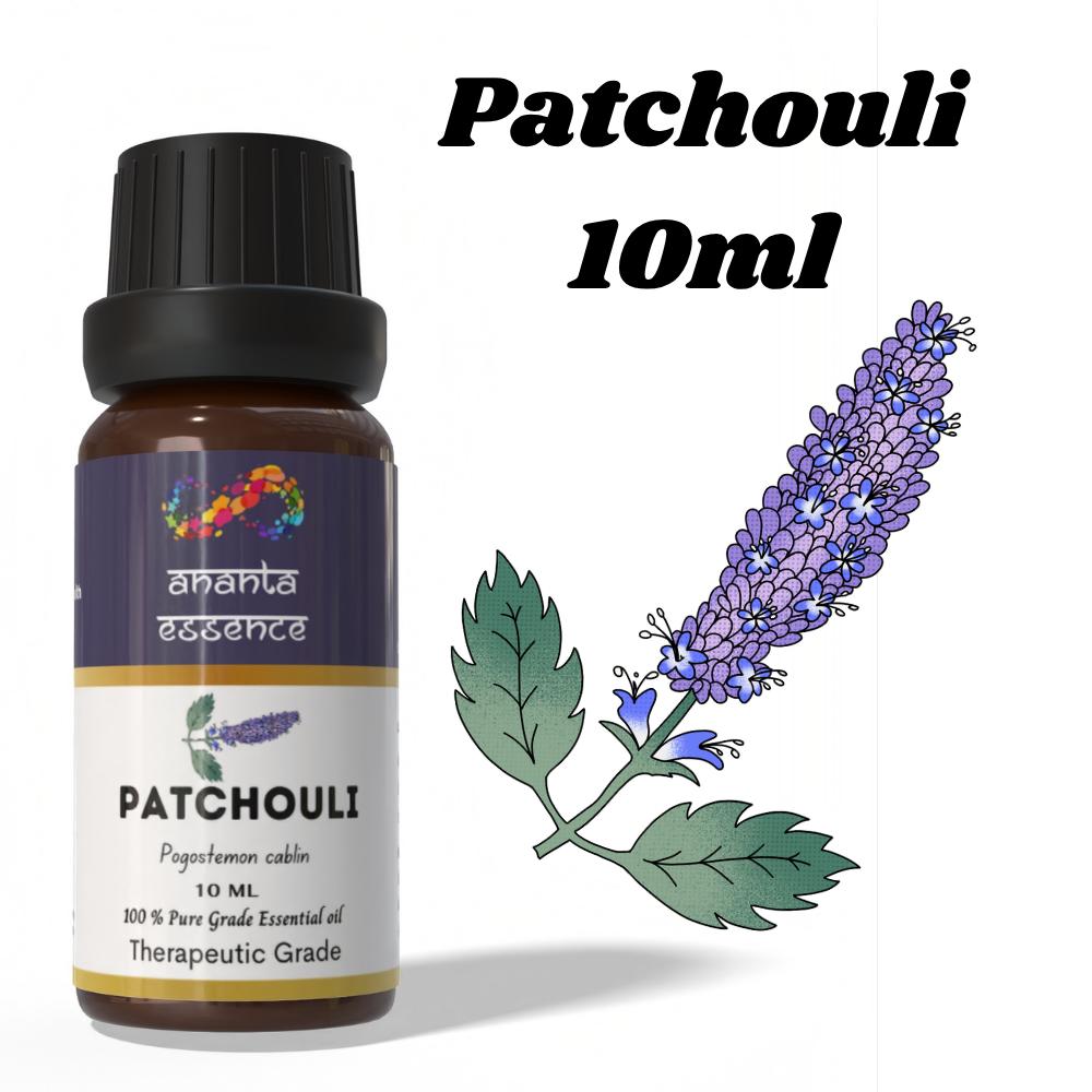 Ananta Patchouli Essential Oil 10 Ml – Natural Earthy Aroma Oil for Diffuser & Home Fragrance