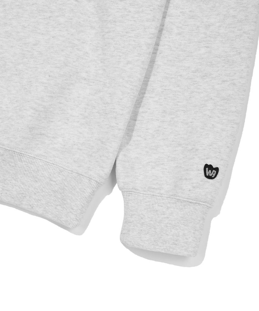 WACKY WILLY Big Lily Sweatshirt Light Gray