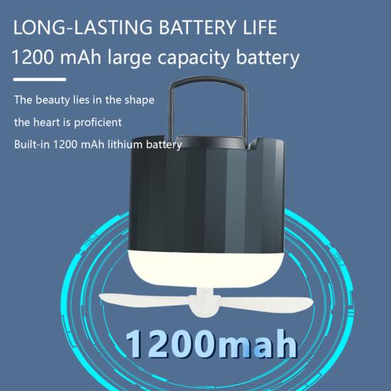 Venkovní kempingový ventilátor světlo přenosné lehké USB dobíjecí super jasné multifunkční závěsné stanové světlo turistika nouzová lucerna