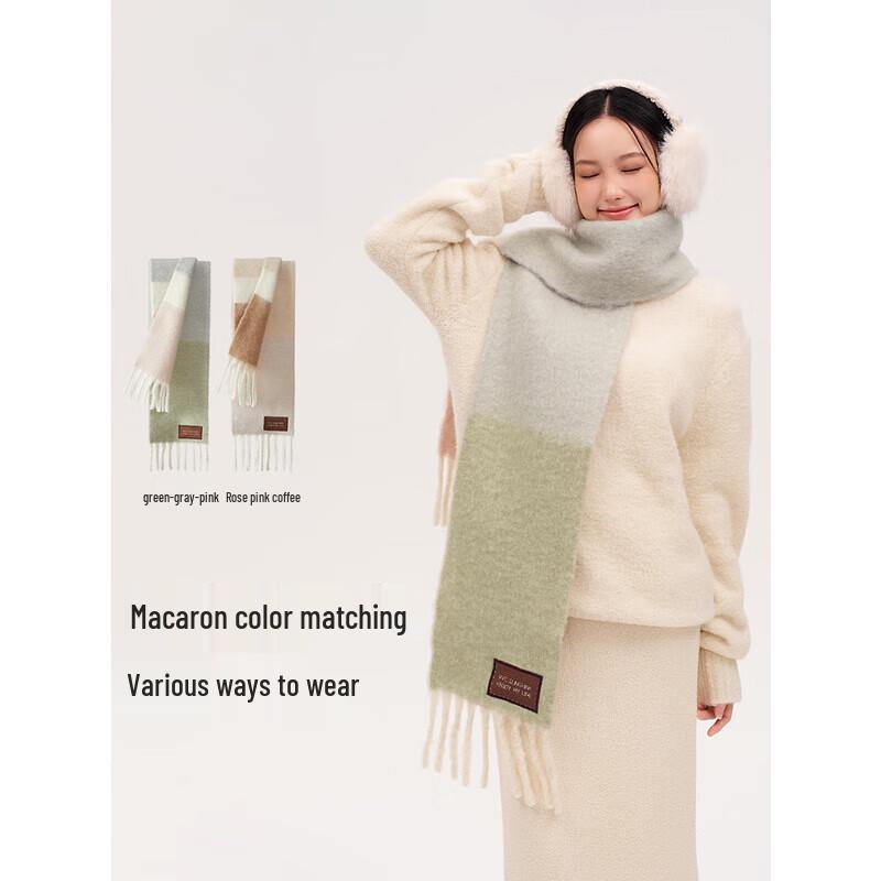 VVC Women s Autumn/Winter Warm Tassel Scarf One Size