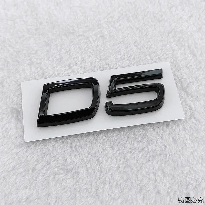 3D Car ABS Rear Trunk Badge Emblem Sticker for Volvo D2 D3 D4 D5 D6 D7 Logo V40 S40 S60 S70 S80 V50 Exterior Accessories