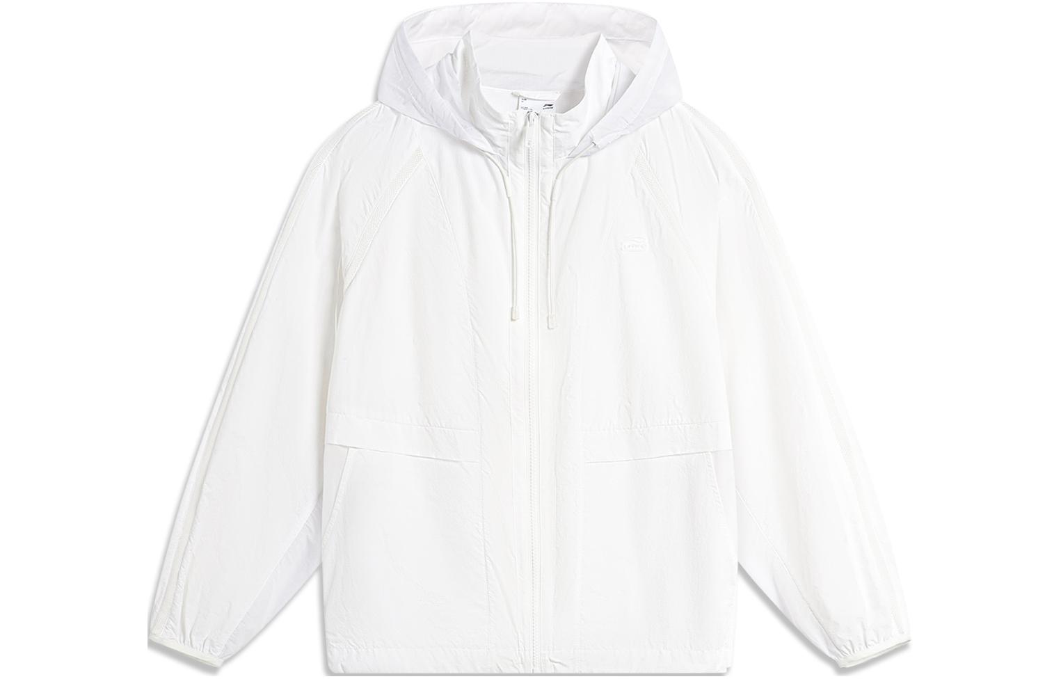 Li Ning Sports Life Collection Breathable UV Protection Sun Protection Clothing Women s Standard White AFDU370-1 S