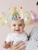 Handmade Birthday Party Hat  Creative Interchangeable Numbers Crown Adjustable Size for Girls Boys Birthday Party Decor