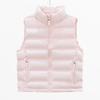 Women S Korean Style Short Waistcoat Stand Collar Zip Pocket Slim Fit Lightweight Vest