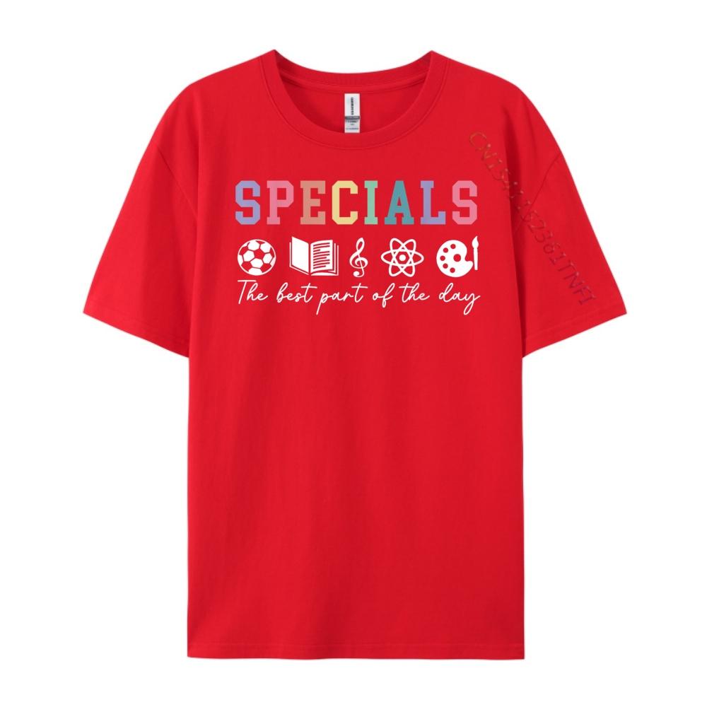 Special Teacher Music Art Computers Library White Graphic Tee Anime Chinese Style S