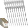 40 Pcs Embroidery Sewing Machine Needles Size 75/11 90/14 100/16 HAx1 Sewing Needles by STARVAST for Brother Singer Sewing Machine (4 Pack of 10
