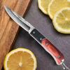 WXCOO Zakmes Houten Antislip Handvat Fruit Schilmes Vlees Hakmes Zakmes Multifunctioneel Roestvrij Staal Keukenmes