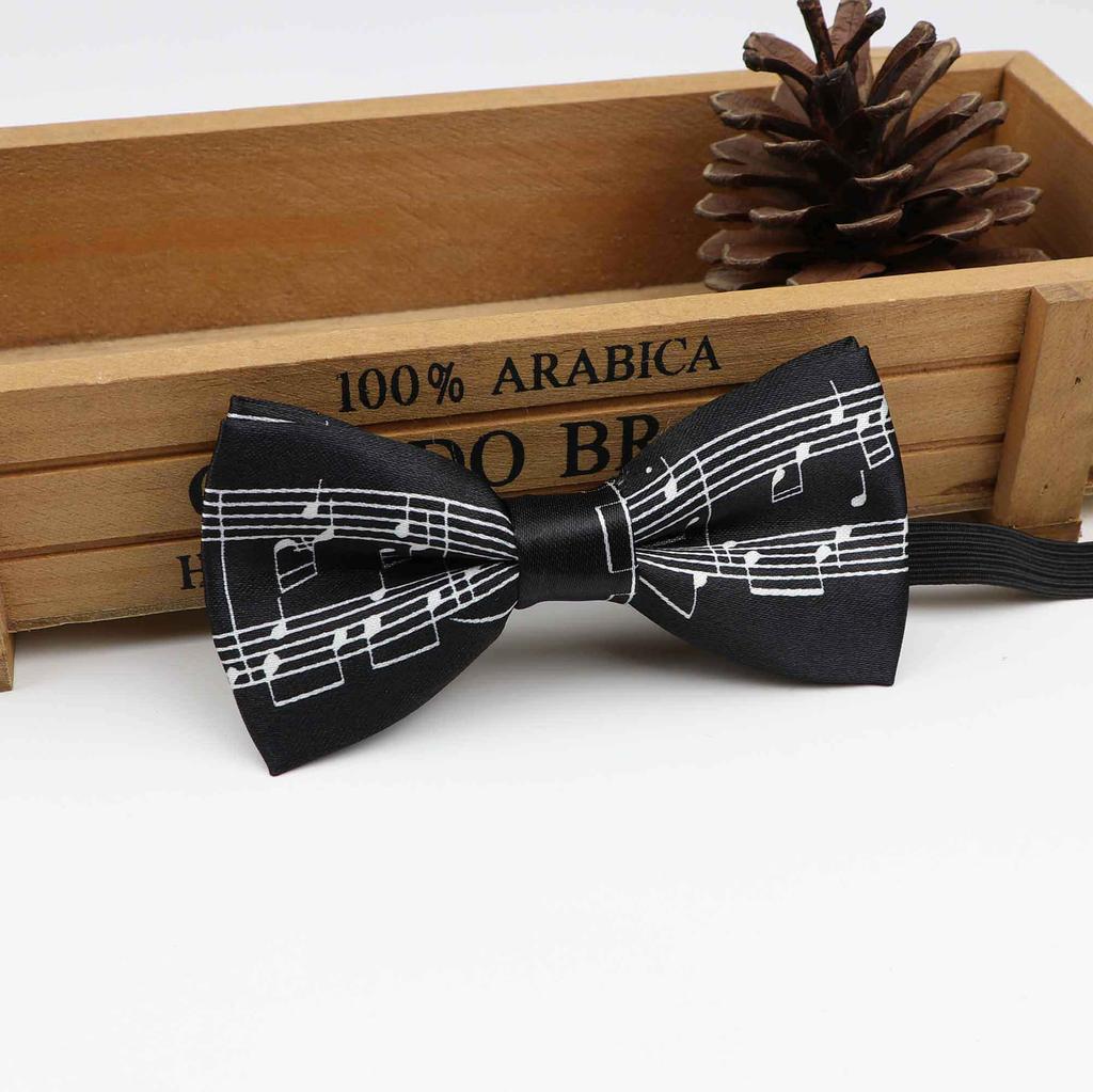 Kids Music Bow Tie Character Moustache Bowtie Children Camouflag Necktie Baby Polyester Butterfly Festival Striped Ties