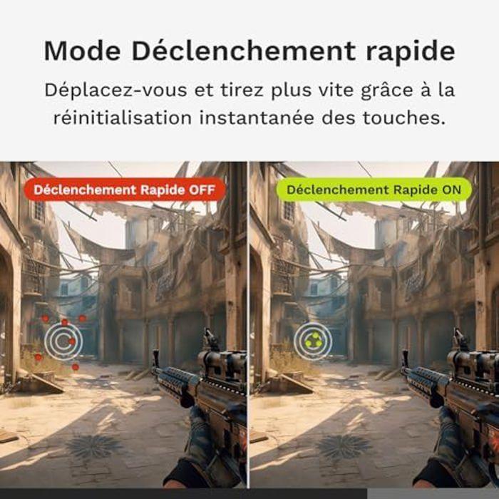 Clavier gaming - glorious - gmmk 3 he - effet hall - taux de polling 8k - switches mx magnétiques