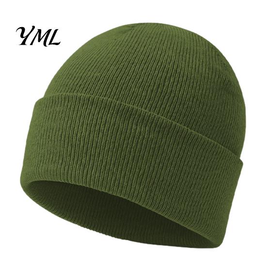 Adult Unisex Cap Knitted Winter Hat, Thick Thermal Skull Cap, Cozy Windproof Soft Polyester Hat Warm Knit for Men Women Outdoor Hiking Jogging