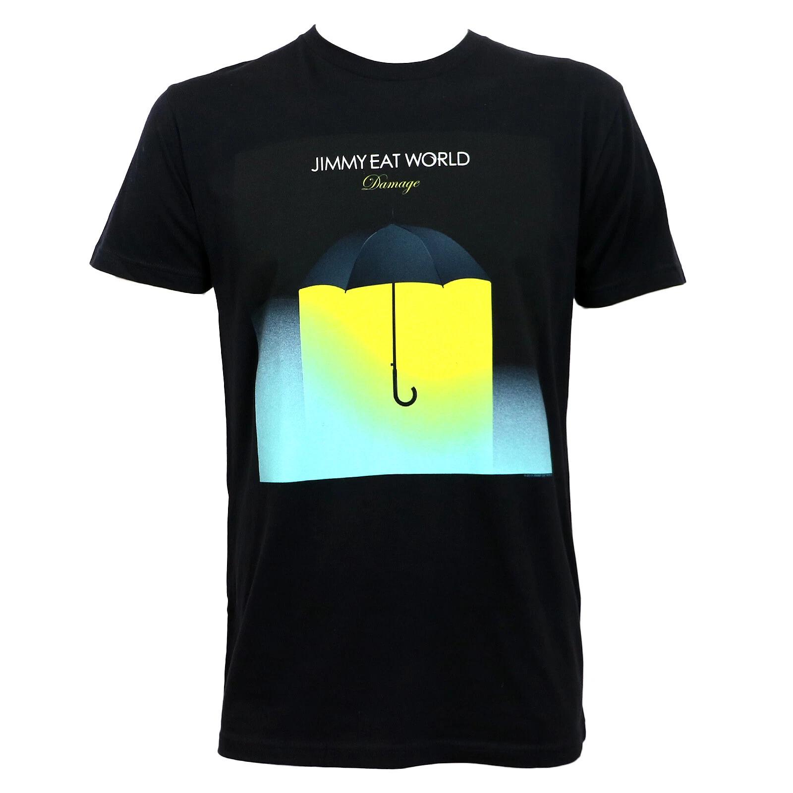 Authentic JIMMY EAT WORLD Damage Umbrella Album Art Slim-Fit T-Shirt S-2XL NEW S