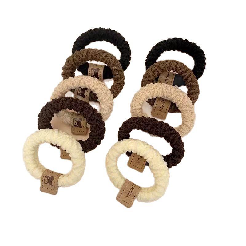 Simple Durable High-Elastic Hair Tie - New 2025 Leather-Covered Hair Accessory