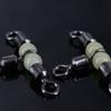 Lure Line Connector Solid Ring Fishing Tackle Luminous Beads Fishing Swivel Fishing Connector