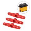 3Pcs 25T Aluminum Alloy RC S vo Arm Horn   Type for 1Celsius10 Remote Control Car Upgrade Part