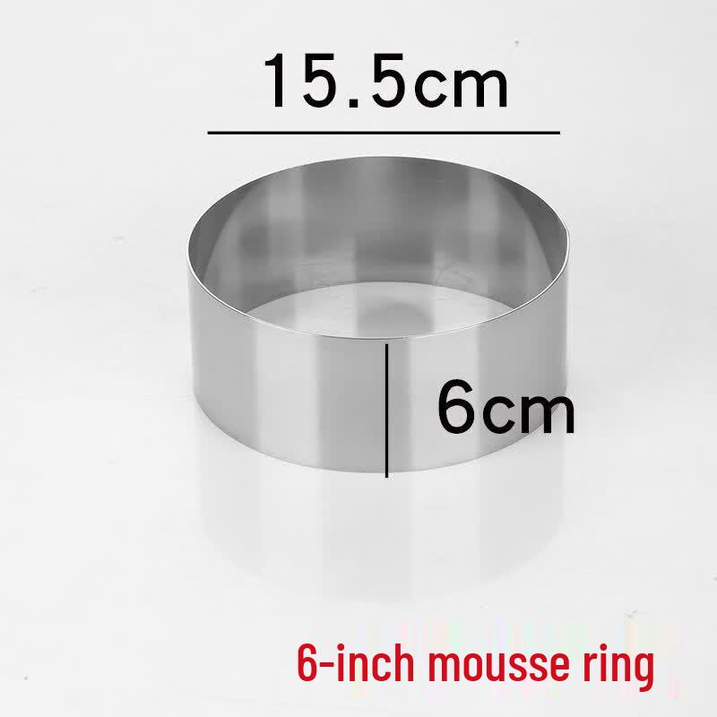 Qiwei Adjustable Stainless Steel Round Mousse Cake Ring