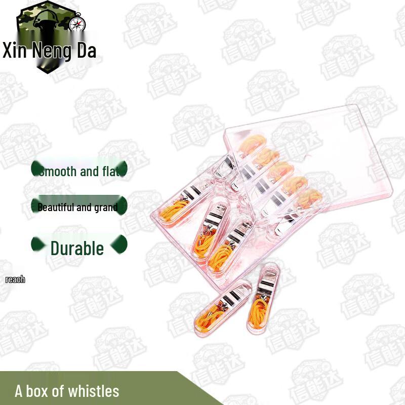 Stainless Steel Dolphin Whistle 10-Pack