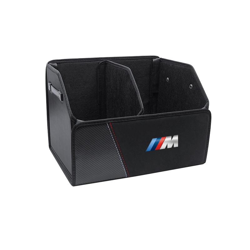 SNLL4 Car Interior Trunk Storage Box Leather Tools Case Anti-scratch High-capacity Bag For BMW M M3 M5 X1 X2 X3 X4 X5 X6 X7 G20 G30 6G