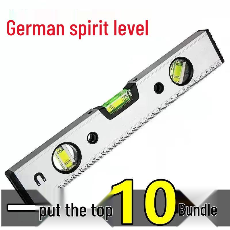High-Precision Aluminum Alloy Mini Spirit Level - Perfect for Home Decoration and Building