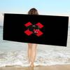 Fashion P-pattas Microfiber Beach Towel Absorbent Quick dry Soft Yoga Swimming Resort Mountain Climbing Towel