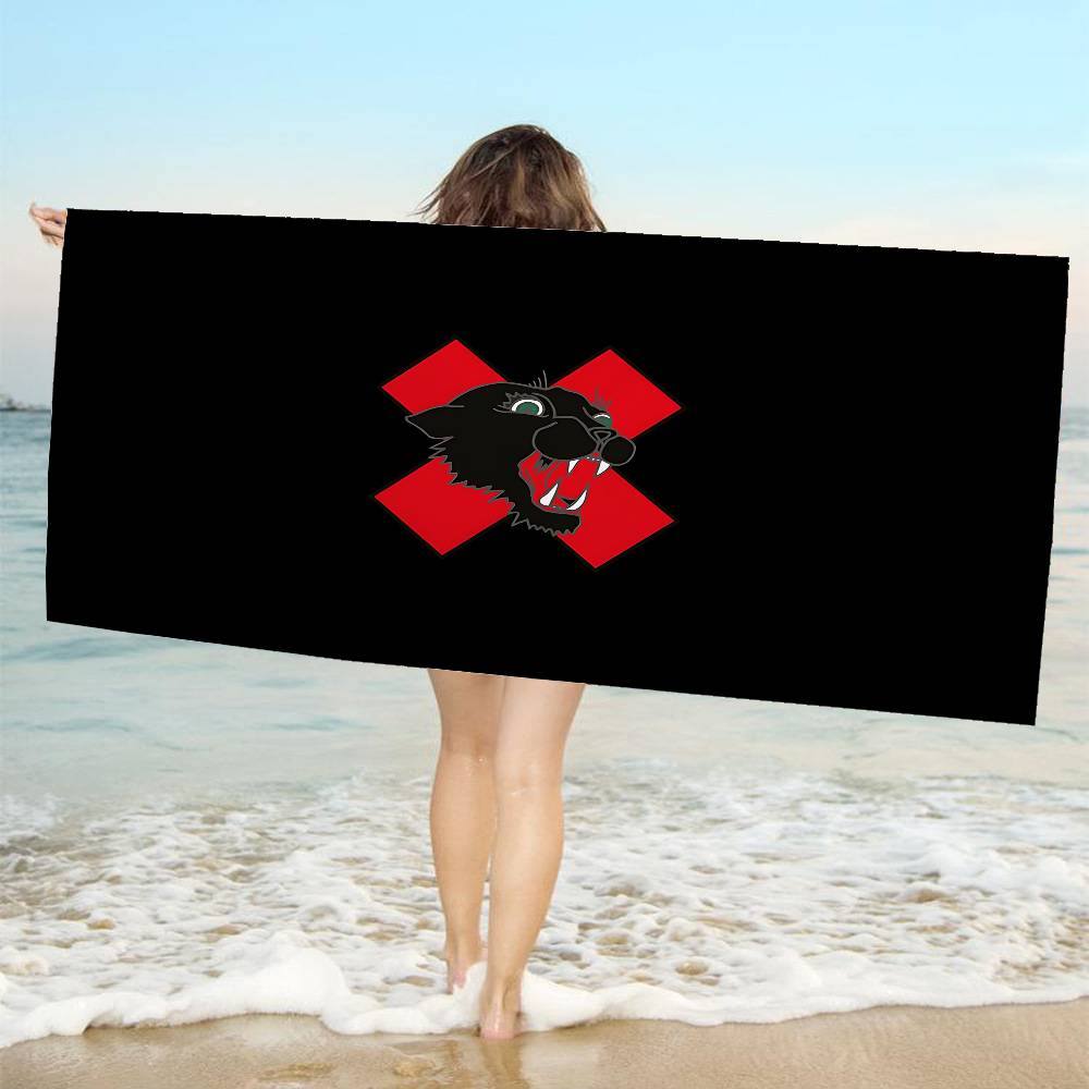 Fashion P-pattas Microfiber Beach Towel Absorbent Quick dry Soft Yoga Swimming Resort Mountain Climbing Towel