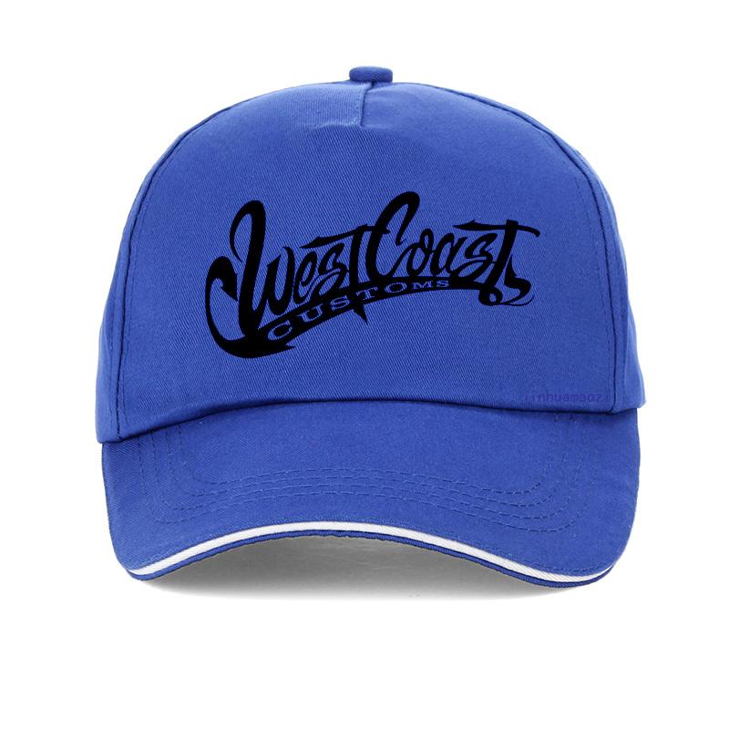 West Coast Tide Card Cartoon Cap Skull Motorcycle100% Cotton Baseball Cap Summer West Coast Customs Unisex Women Snapback Hat