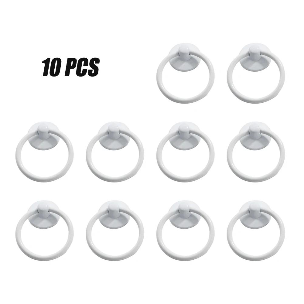10 Stück Vintage Runder Ring Möbel Türgriff Legierung Schrank Kommode Schublade Knöpfe Griff Schrank Für Schmuckschatulle Türring