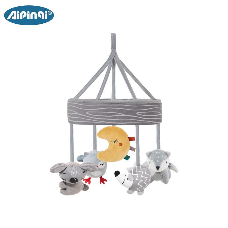 

Вращающаяся мобильная игрушка для новорожденных для кроватки или коляски - Успокаивающий подвесной элемент