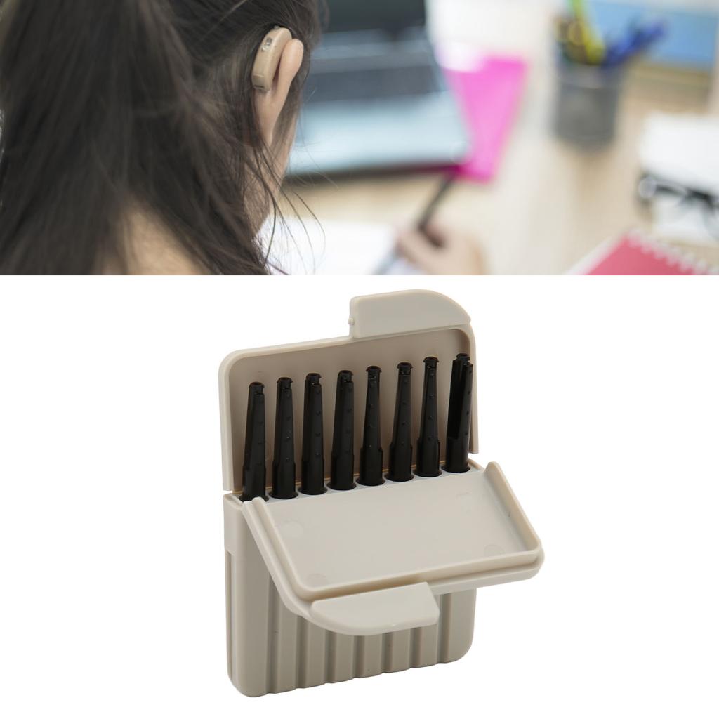 8pcs Cerumen Stop Filter ABS Waterproof Dustproof Portable Earwax Cleaning Guards Filters