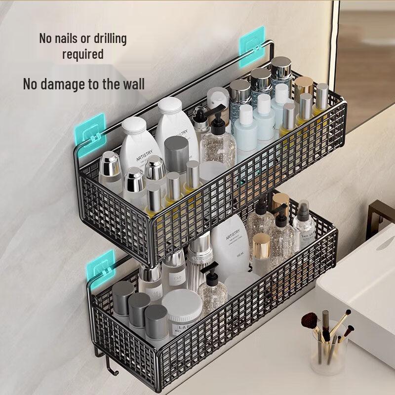 Estante de Almacenamiento para Baño y Cocina Montado en Pared LIEI