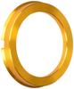 KYO-EI Hub Centric Rings, 73mm/57mm, 2-Piece Set, Aluminum with Flange, Gold, U7357