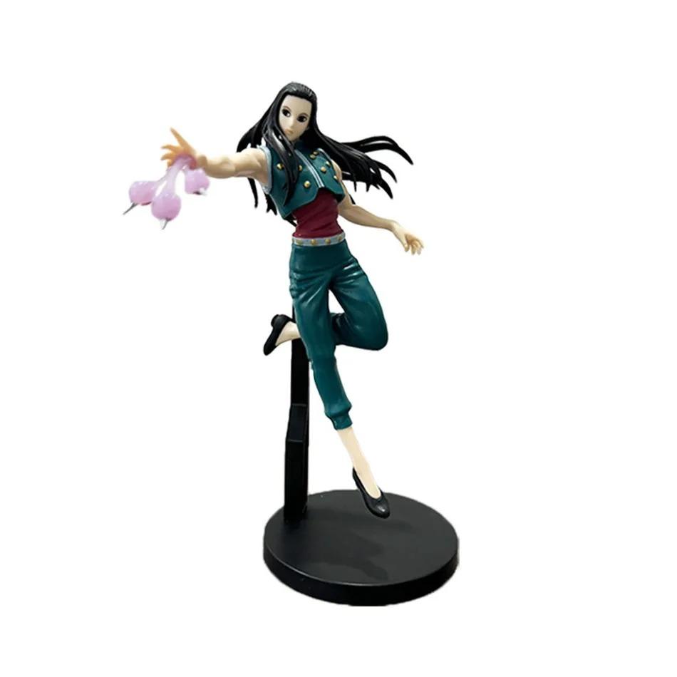 Hunter × Hunter Anime 12 styles Handmade Xiaojie Qiben Kurolo Cool La Pikachy Soyil Fan Handmade PVC Model Desktop Ornament Toys