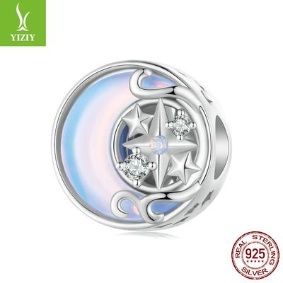 Bracciale di nicchia Stella Esplosiva Fai da Te con Perline, Lusso Leggero di Alta Gamma Perline in Argento Sterling S925 Perline Sciolte