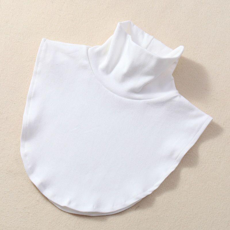 

Детская полосатая базовая рубашка с полувысоким теплым воротником-стойкой для осени и зимы