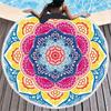 Mandala Pattern Microfiber Beach & Bath Towel - Luxurious Feel & Decorative Floor Mat