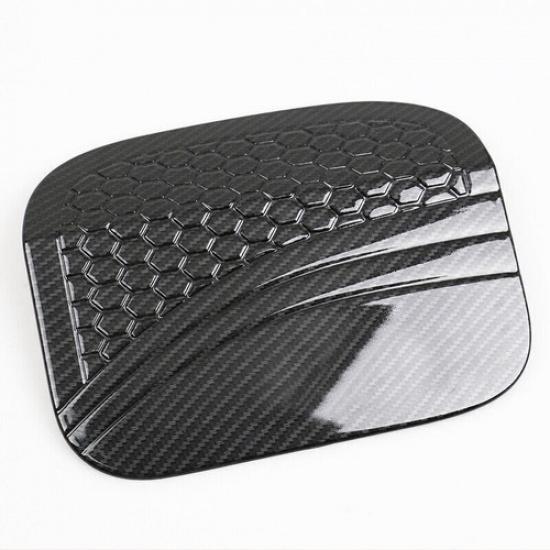 10th Carbon Fiber Fuel Filler Door Cover Gas Tank Cap For Honda Civic 2016-