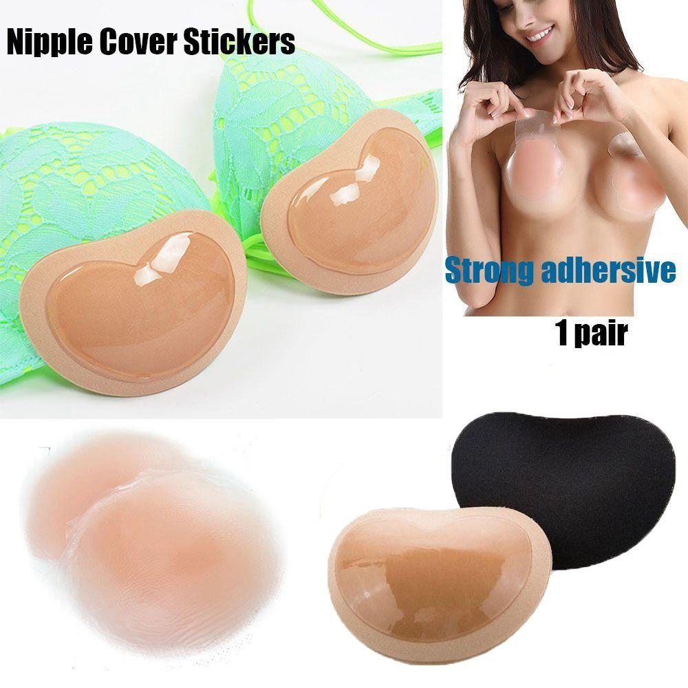 Nipple Cover Stickers Bust Thicker Padded Swim Bikini Pad Breast Push Up Breathable Sponge Bra