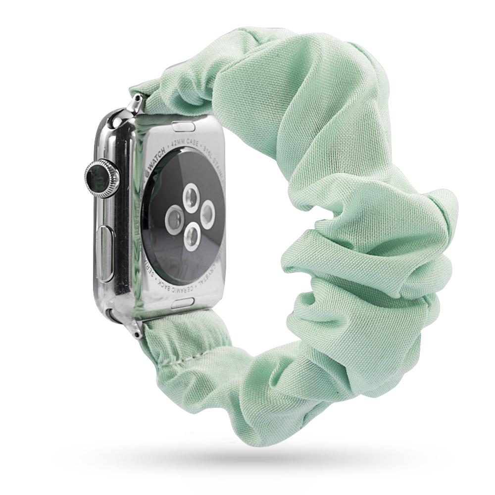 Scrunchie Strap for apple watch band 44mm 40mm 45mm 41mm 38mm 42mm 49mm correa bracelet iwatch series 4 5 6 3 SE 7 8 9 ultra 2