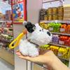 Kawali West Highland Terrier Plush Puppy Doll Bag Keychains Pendant Car Decoration Creative Cute Kids Birthday Gift For Girls