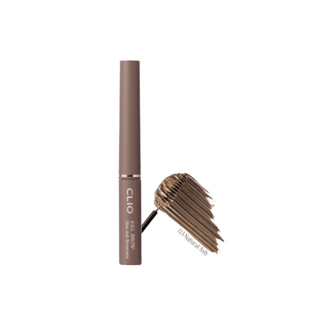 

CLIO Kill Brow Slim Ash Browcara #03 Natural Ash 3 g - popielato-brązowy tusz do brwi